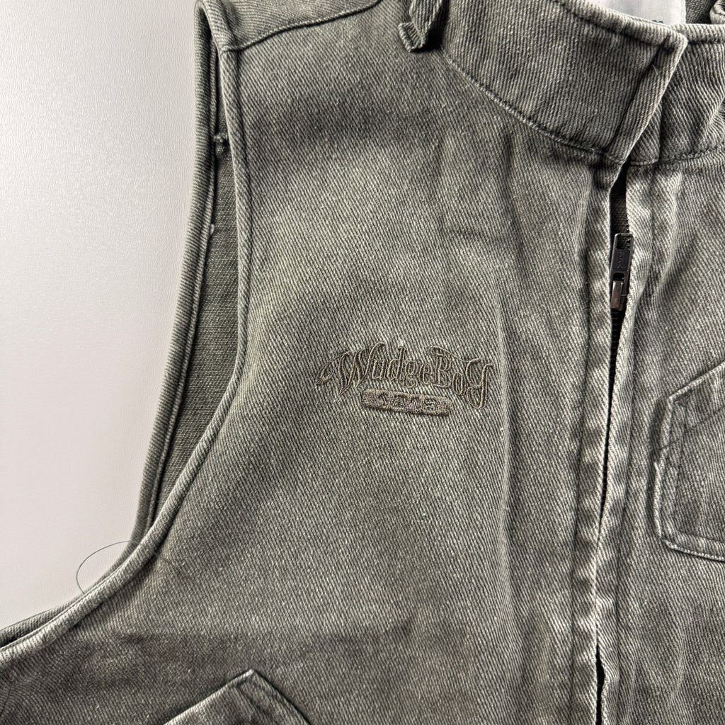 Wudge Boy Chemical Wash Embroidered Tactical Jacket (M)