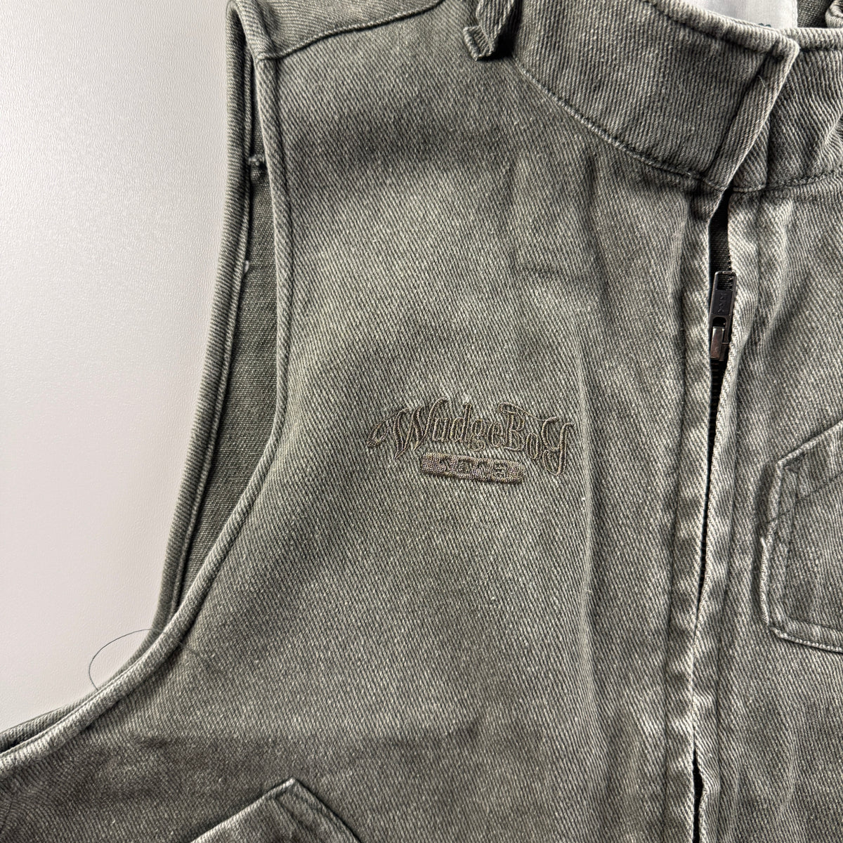 Wudge Boy Chemical Wash Embroidered Tactical Jacket (M)