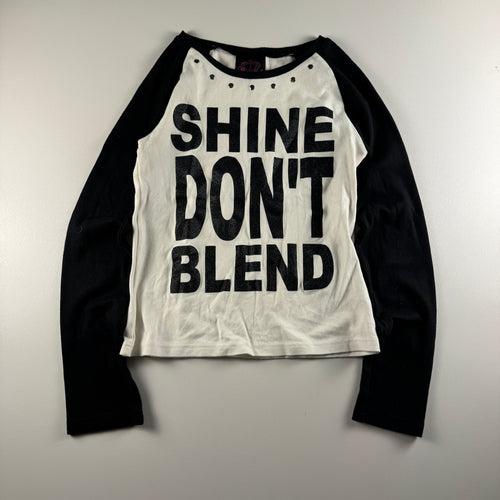9090 Fitted White Long Sleeve Tee (S)
