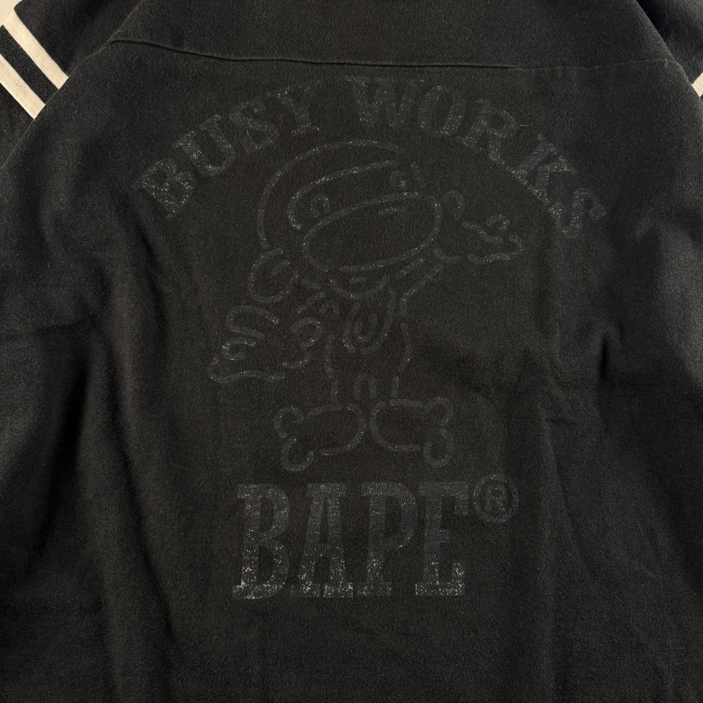 BAPE Baby Milo Vintage 3/4 Black Tee (M)