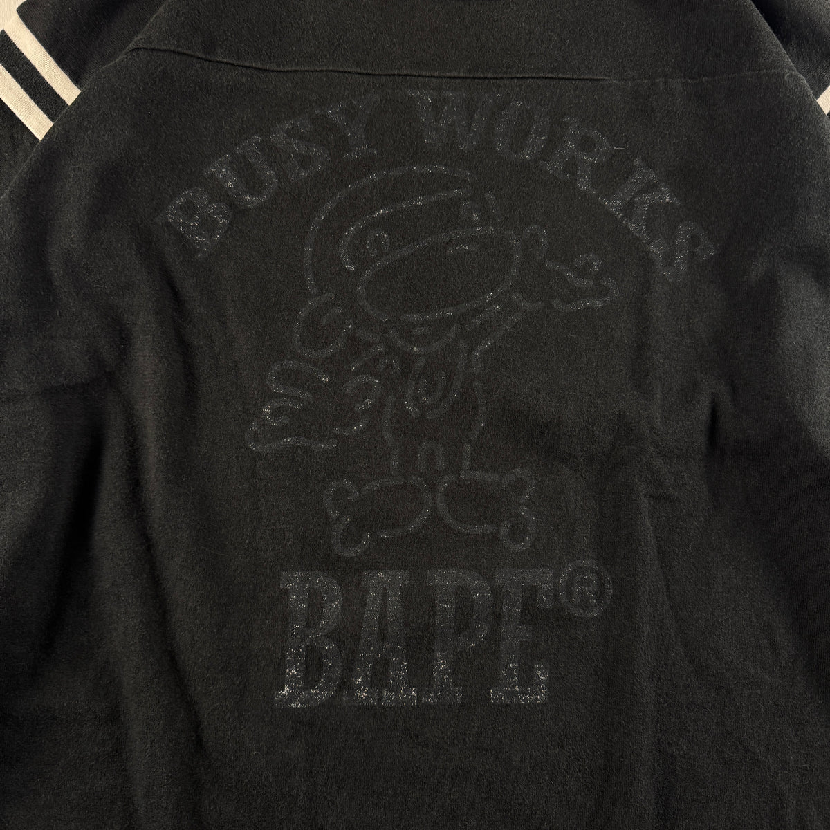 BAPE Baby Milo Vintage 3/4 Black Tee (M)