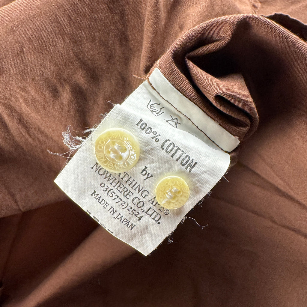 BAPE Gradient Brown Vintage L/S Shirt (M)