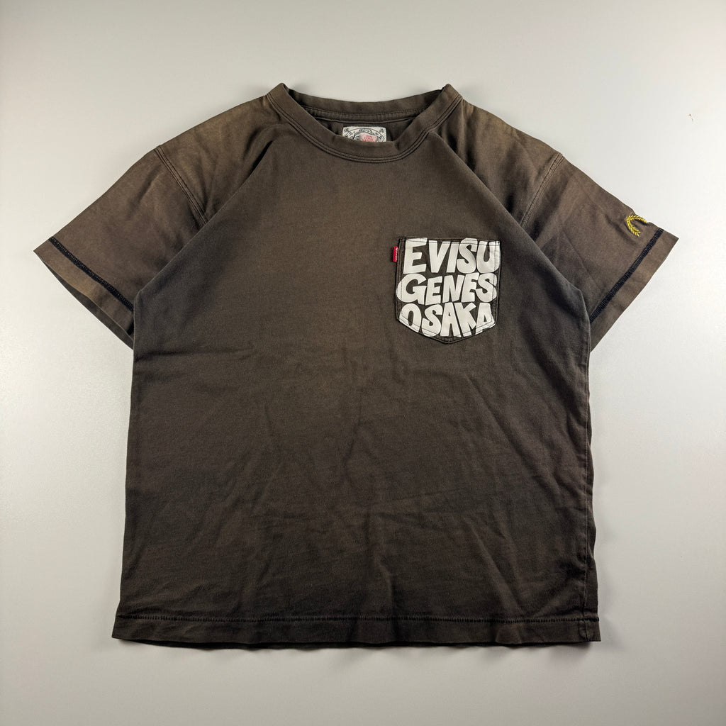 Evisu Genes Osaka Gradient Brown Tee (38 - M/L)