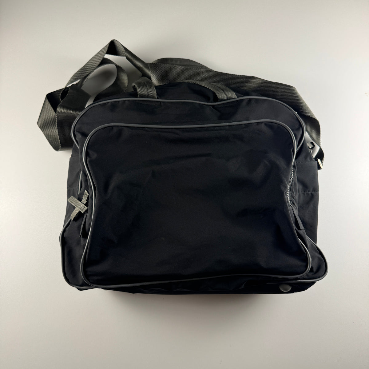 Prada Sport Black Nylon Travel Bag