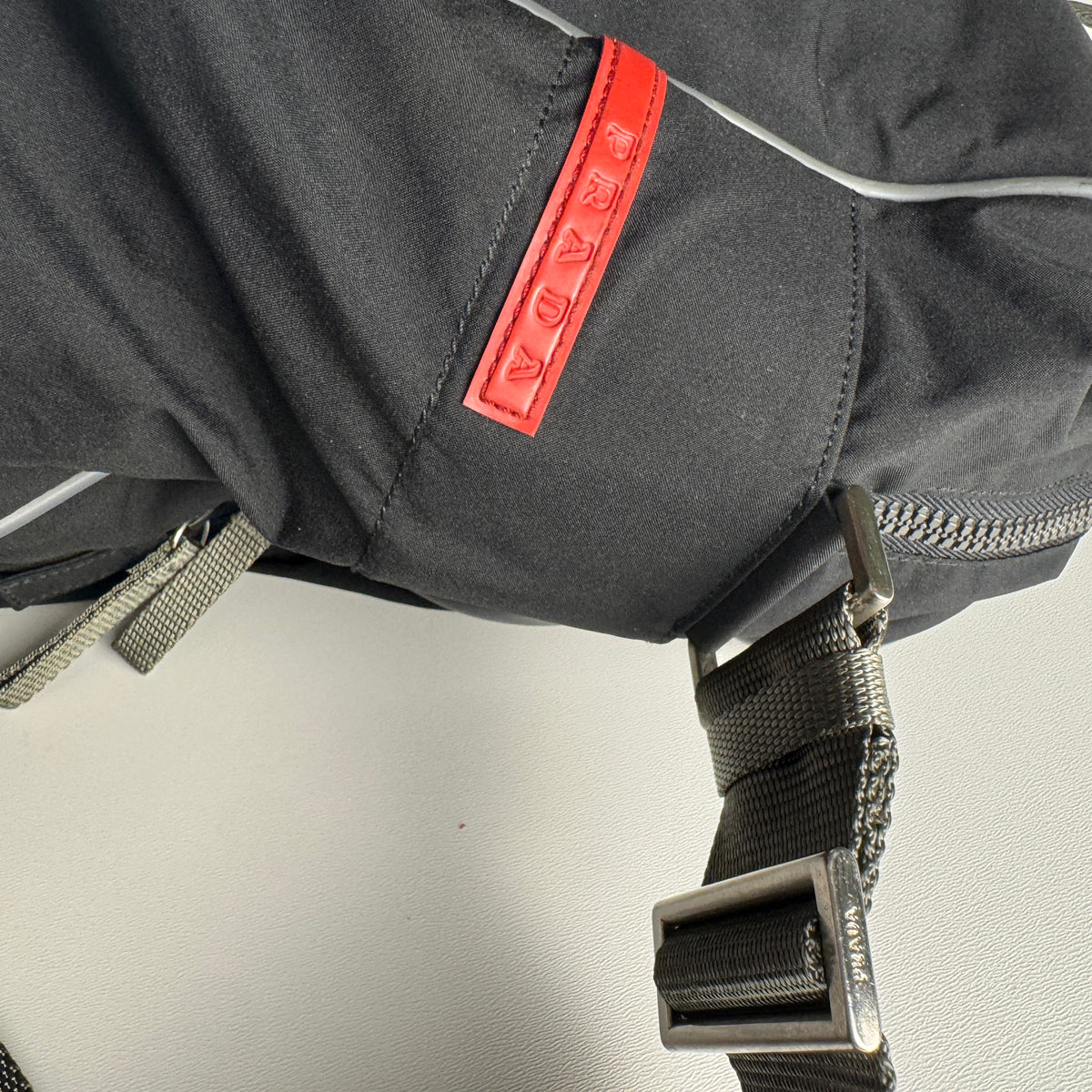 Prada Sport Black Nylon Travel Bag