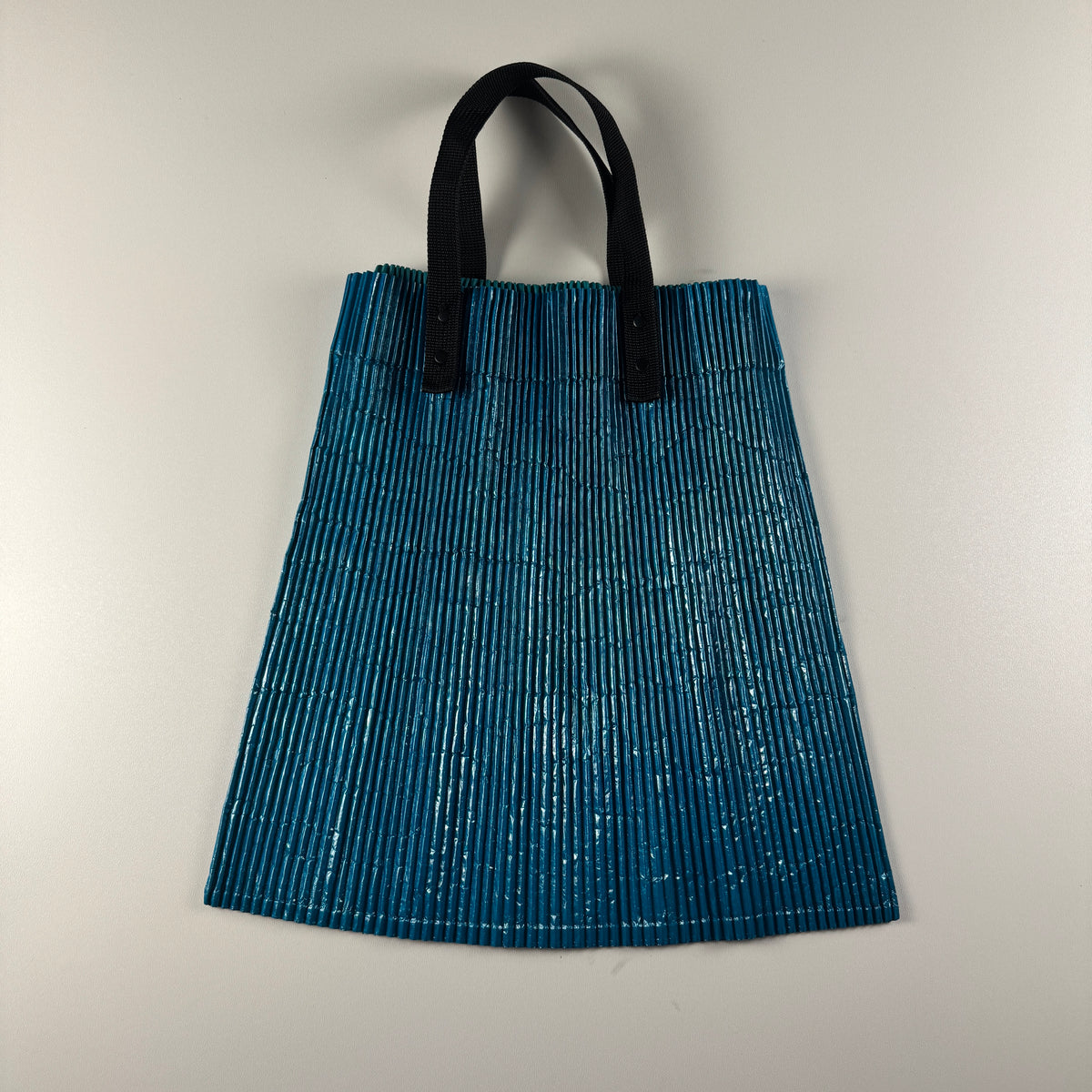 Issey Miyake Pleated Eco Bag Blue