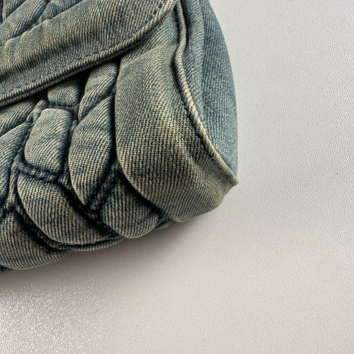 Diesel Archive Denim Chain Shoulder Bag