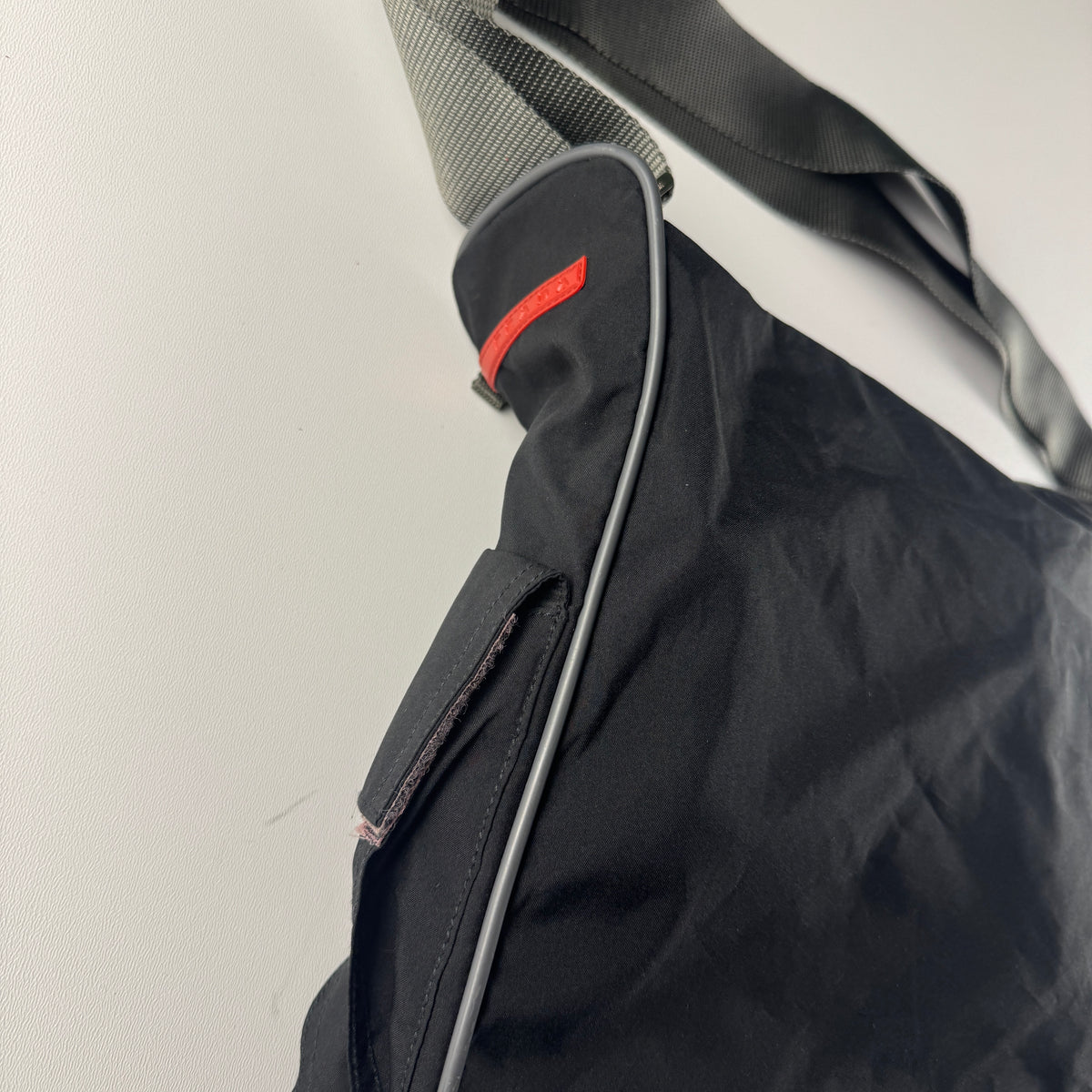 Prada Sport Nylon Shoulder Bag Black