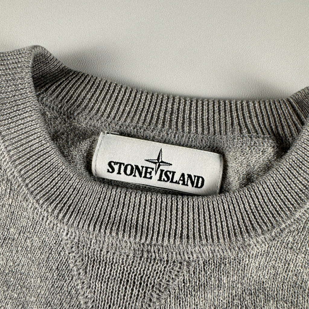 Stone Island Grey Knitted Sweater (M)