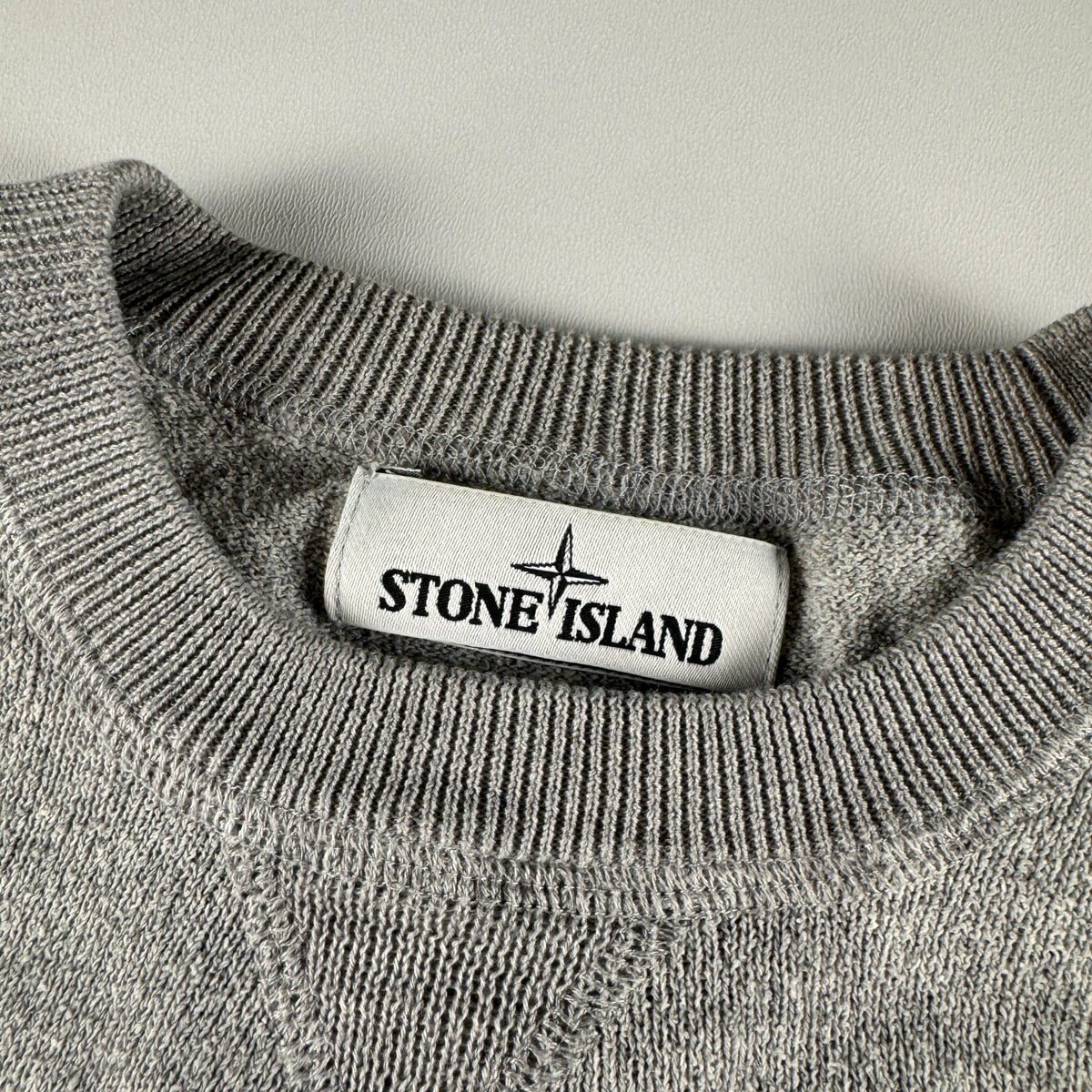 Stone Island Grey Knitted Sweater (M)