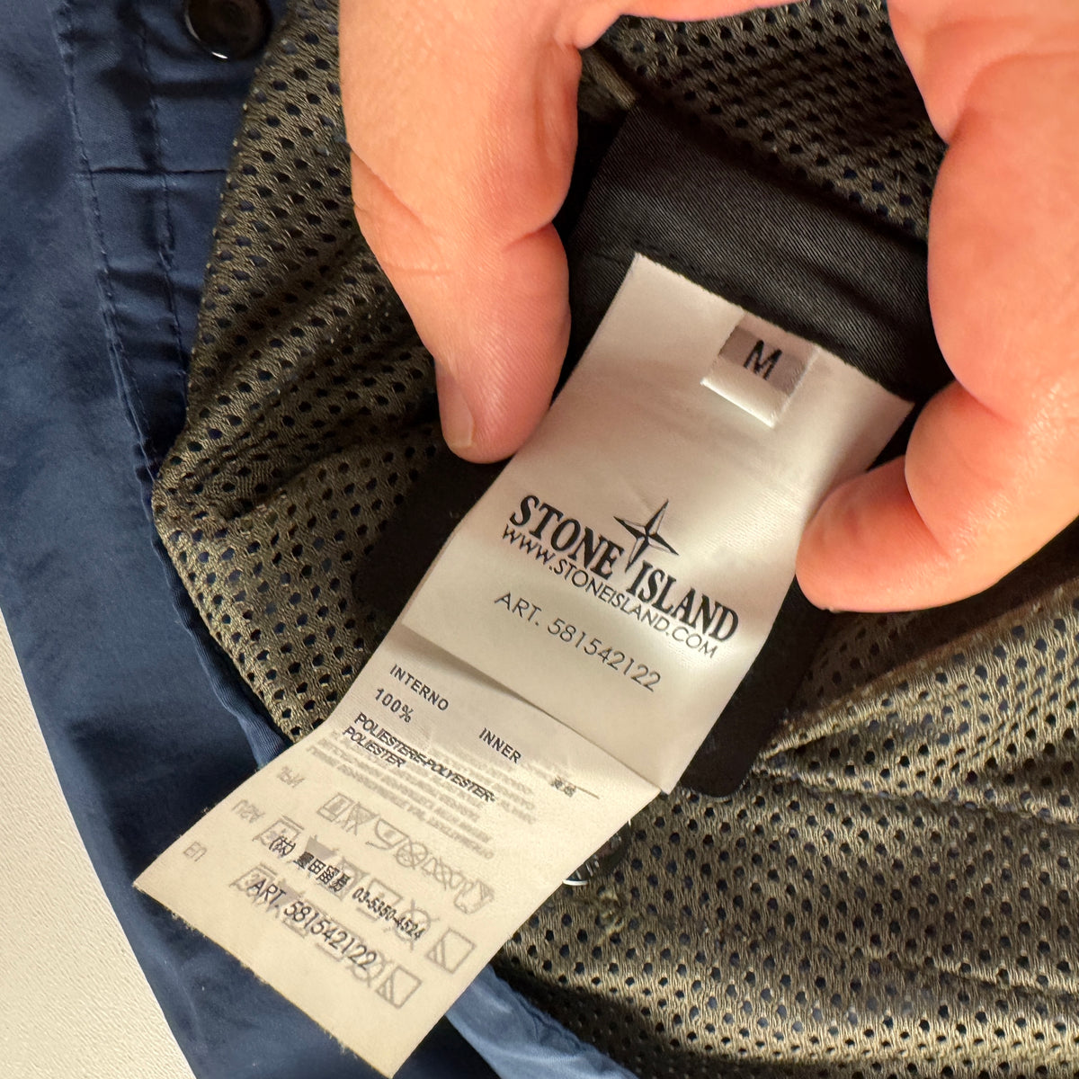 Stone Island 2013 Micro Reps Blue Jacket (M)
