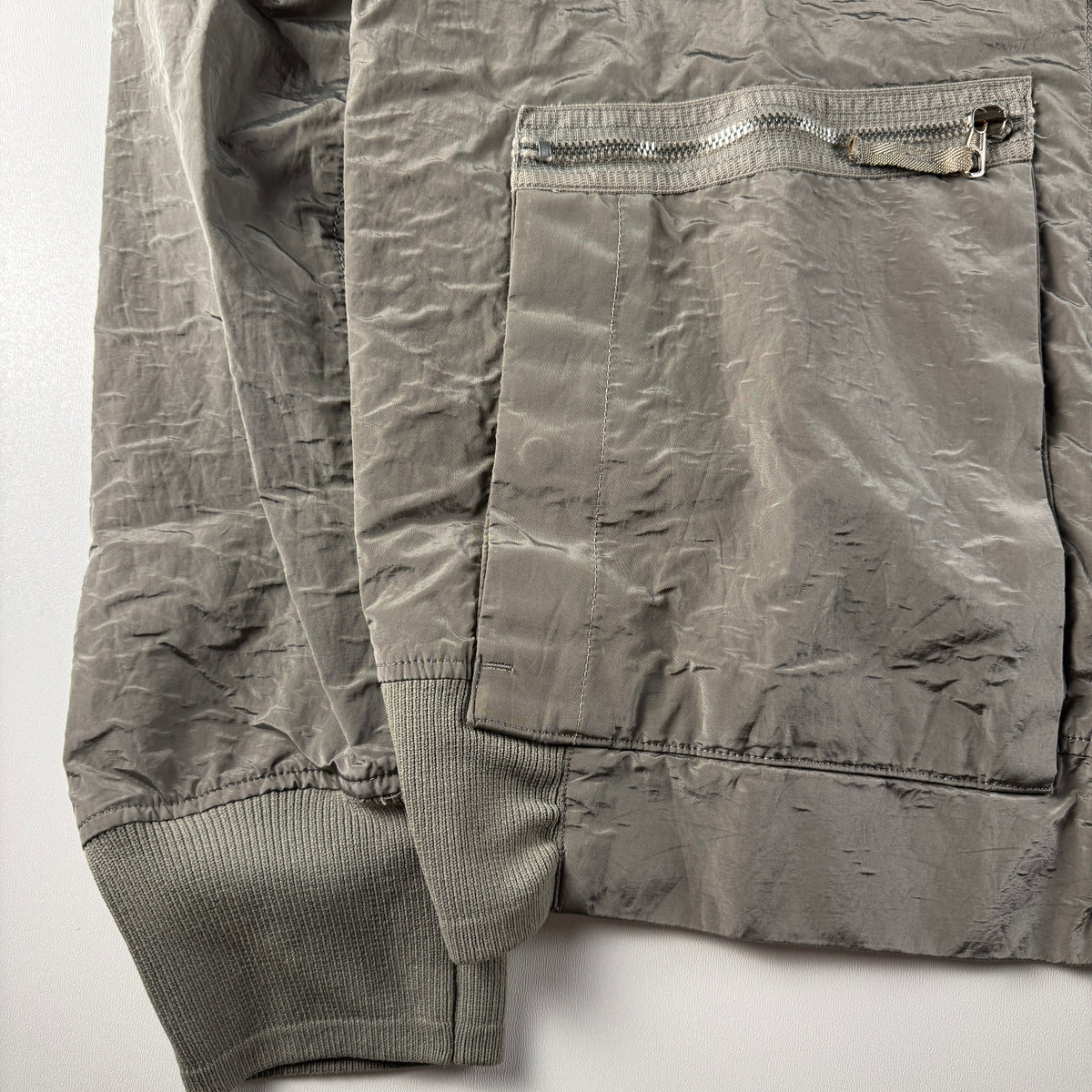 Stone Island Shimmer Nylon Metal Field Grey Jacket (XL)