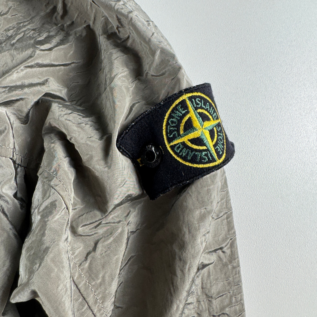 Stone Island Shimmer Nylon Metal Field Grey Jacket (XL)