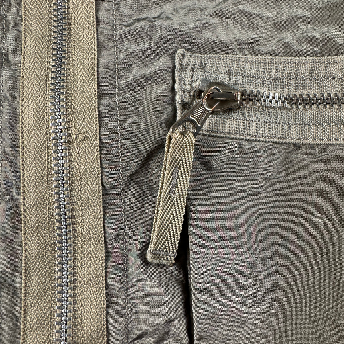 Stone Island Shimmer Nylon Metal Field Grey Jacket (XL)