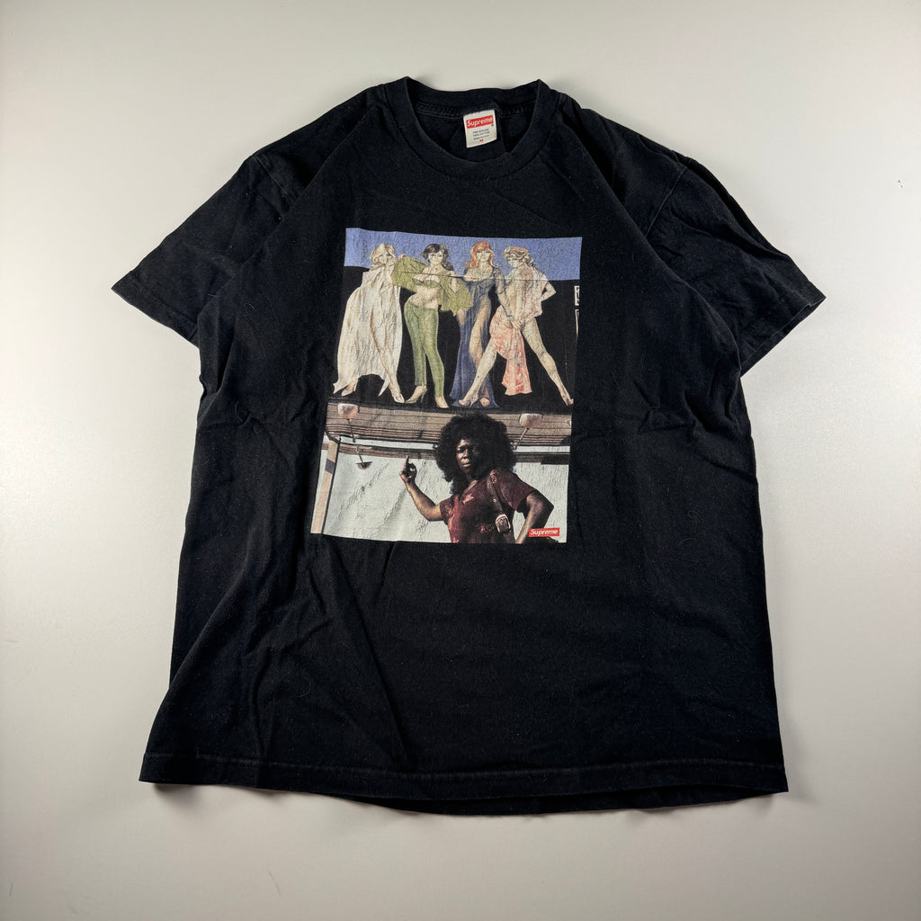 Supreme America Picture Black Tee (M)