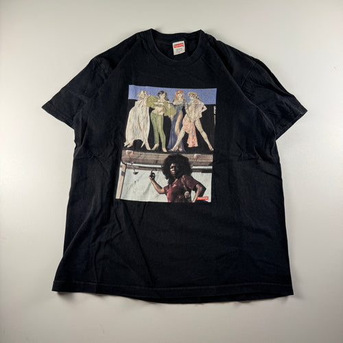 Supreme America Picture Black Tee (M)