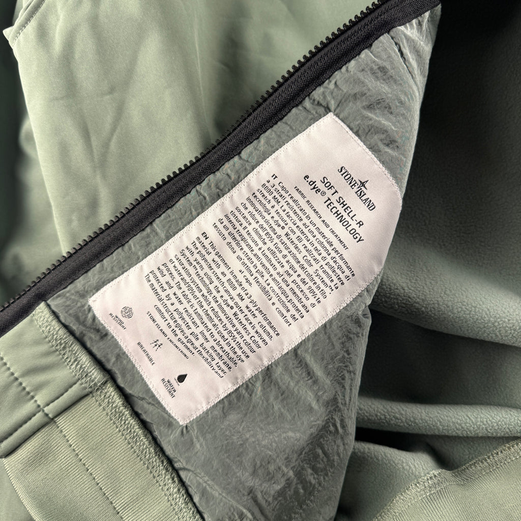 Stone Island Soft Shell-R Turquoise Jacket (XL)