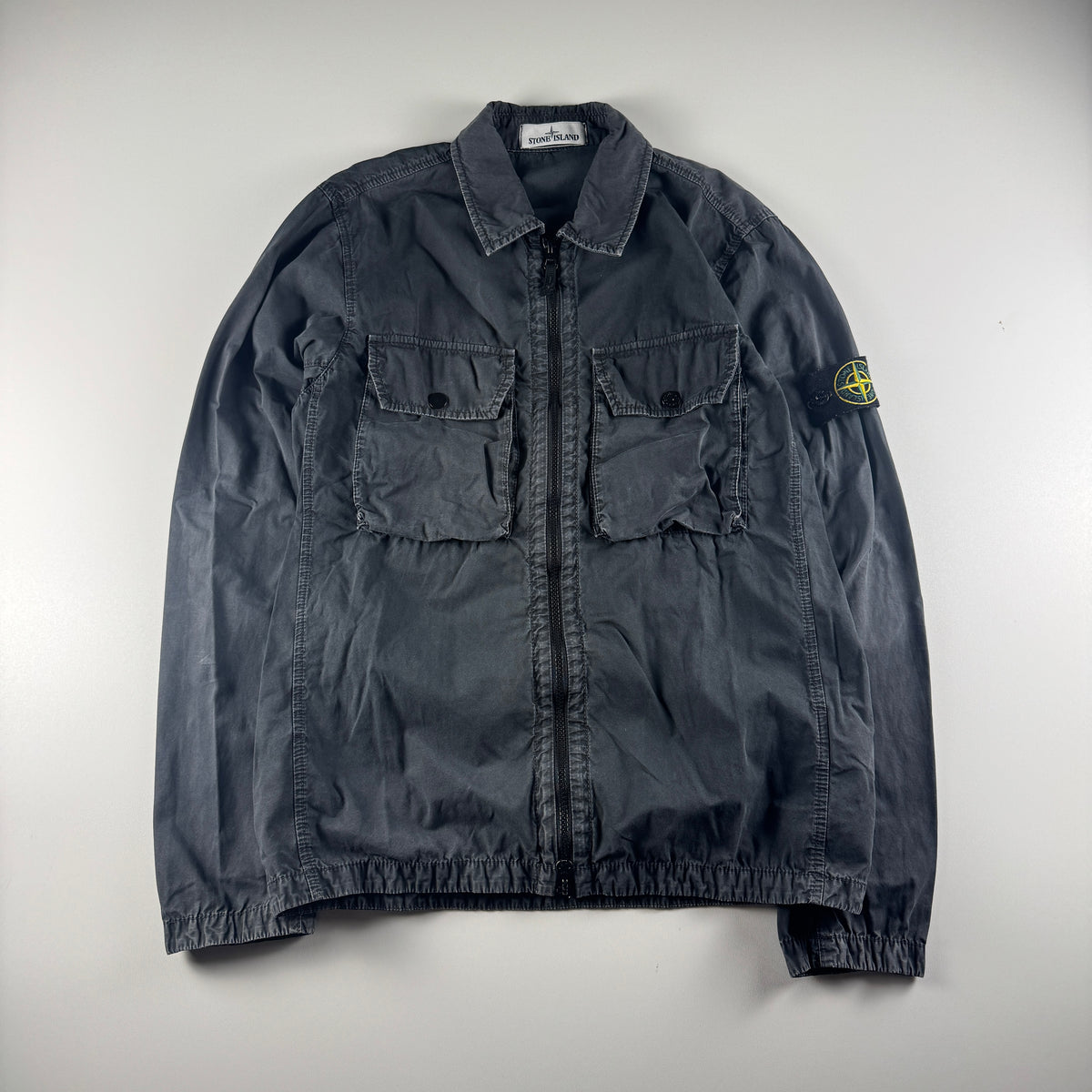 Stone Island Black Overshirt Jacket (S)