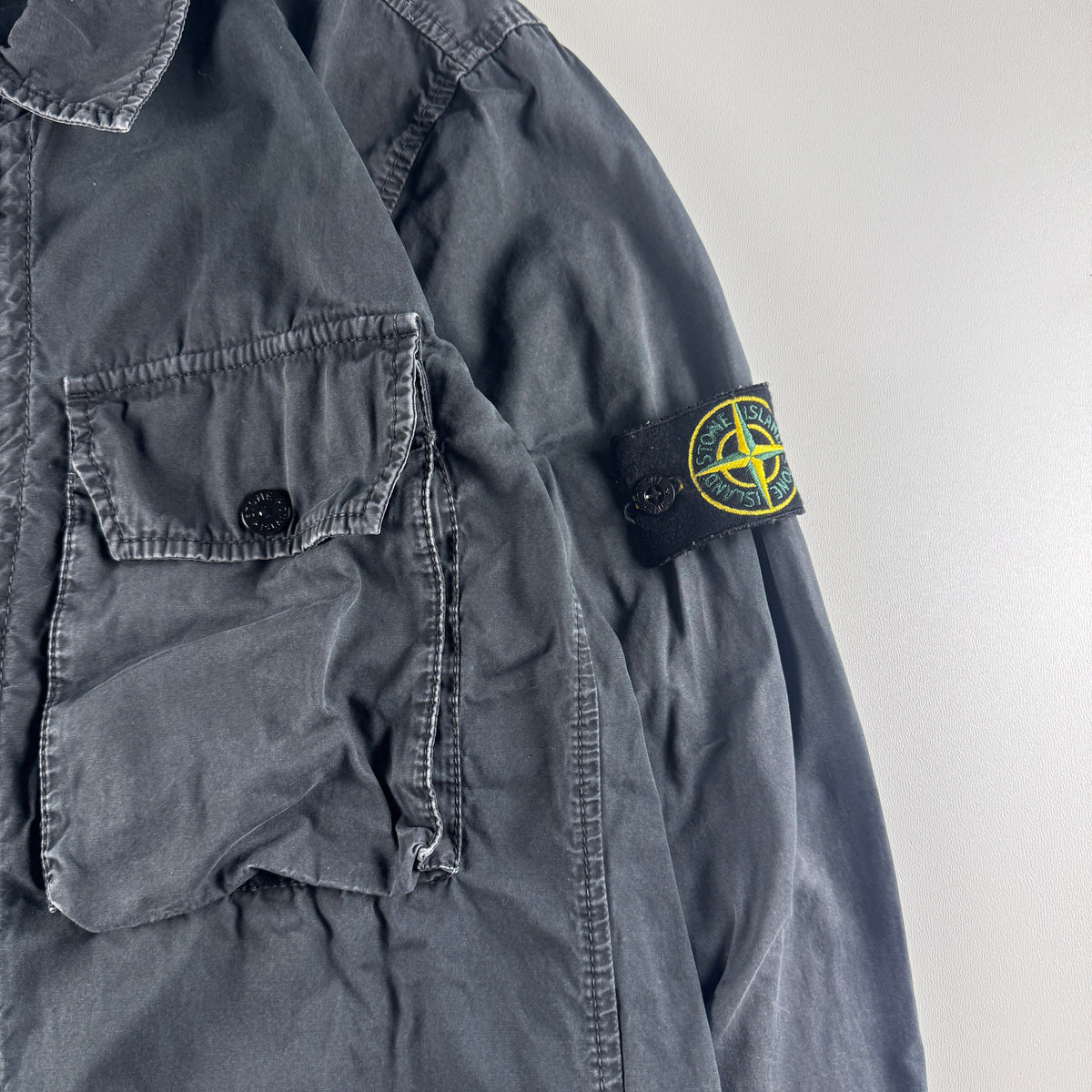 Stone Island Black Overshirt Jacket (S)