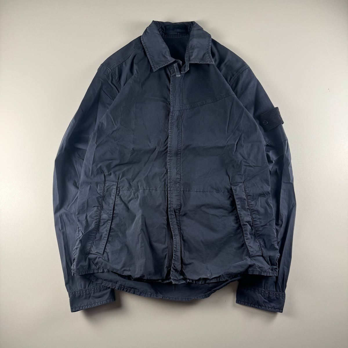 Stone Island Navy Ghost Overshirt Jacket (S)