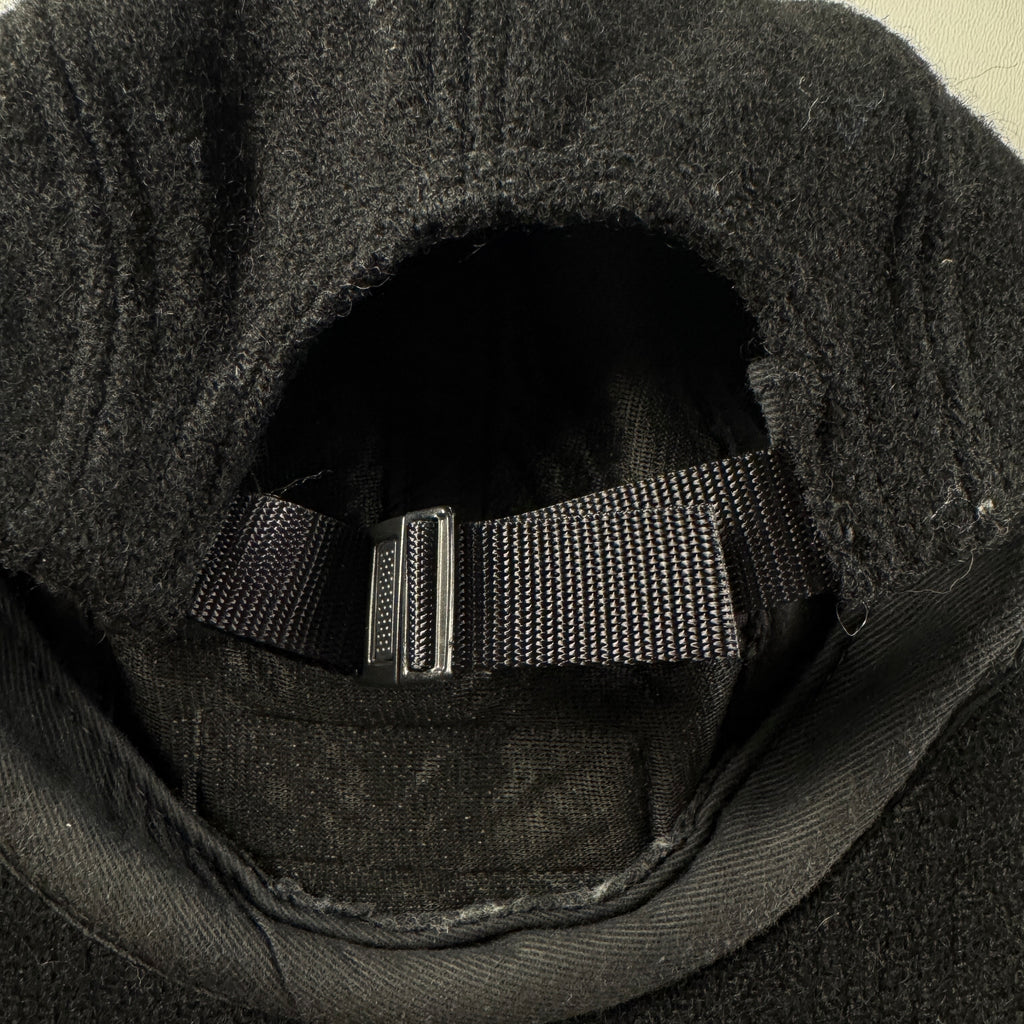 Supreme Harris Tweed Box Logo Black Camp Cap (OS)
