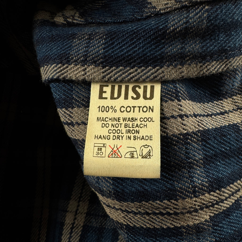 Evisu Check Blue Seagull Tailored Jacket (38 / M)
