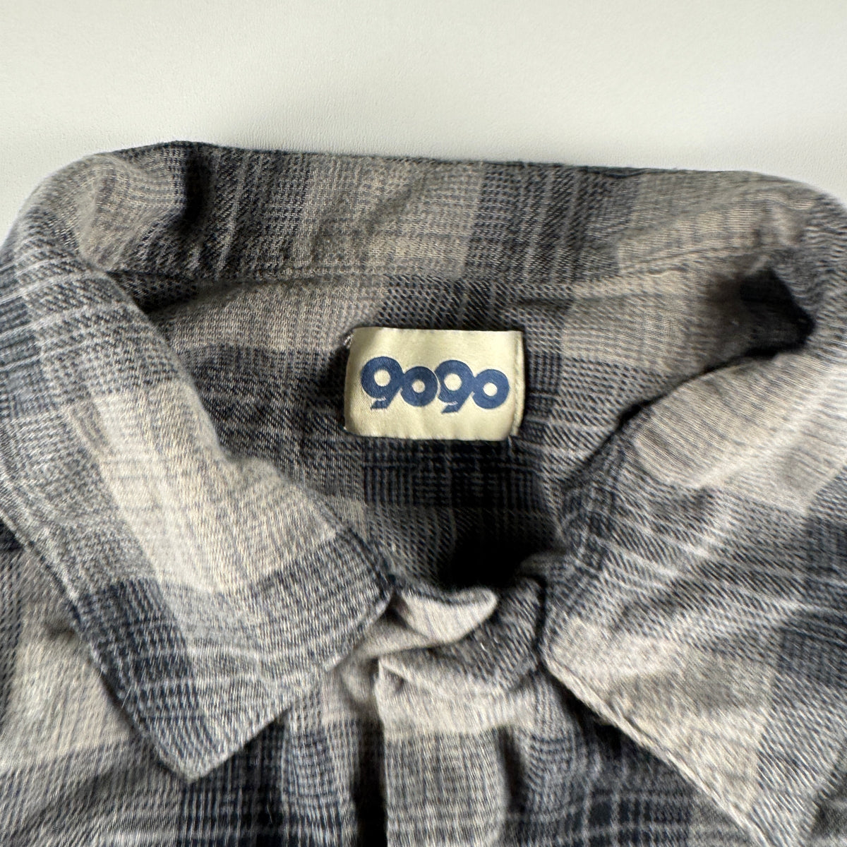 9090 Layered Grey Flannel Shirt (M)