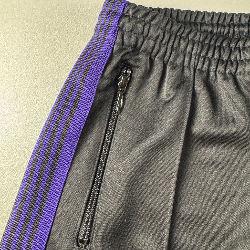 Needles x STUDIOUS 22AW Black and Purple Track Pants (S)