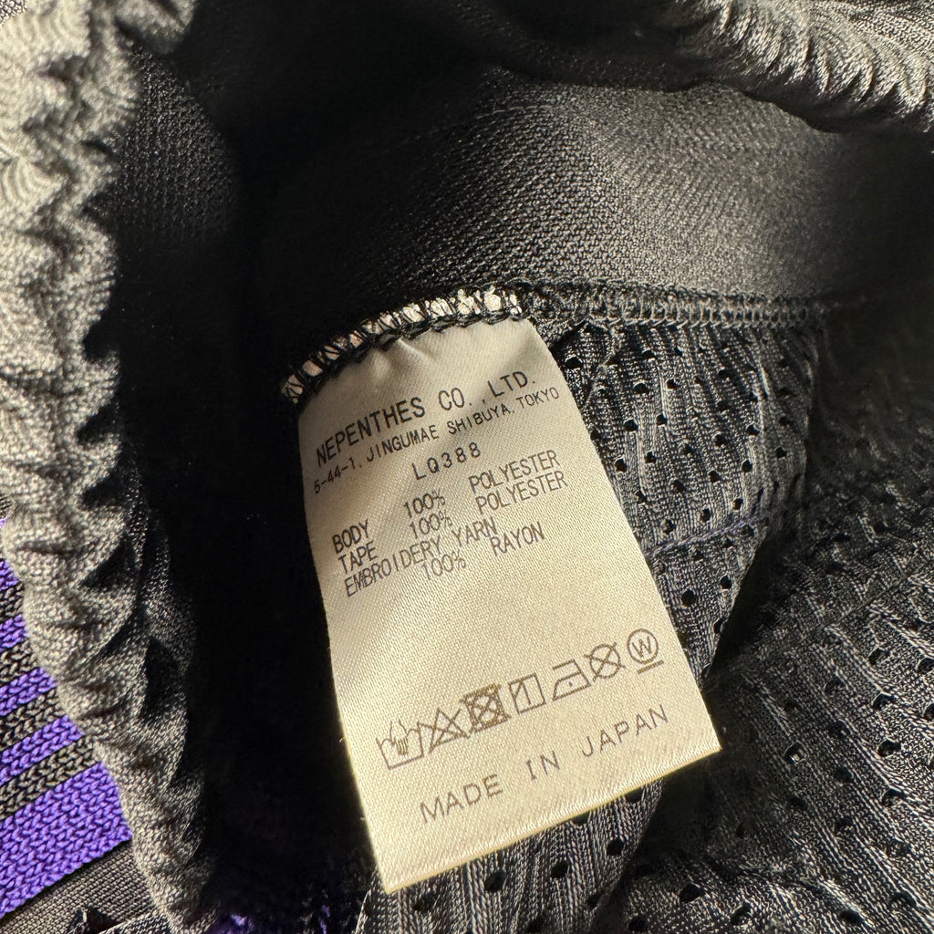 Needles x STUDIOUS 22AW Black and Purple Track Pants (S)