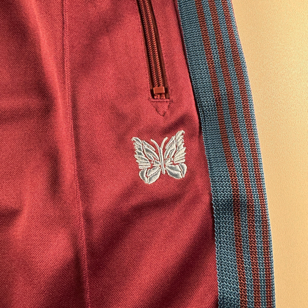Needles Red Burgundy Track Pants (M)