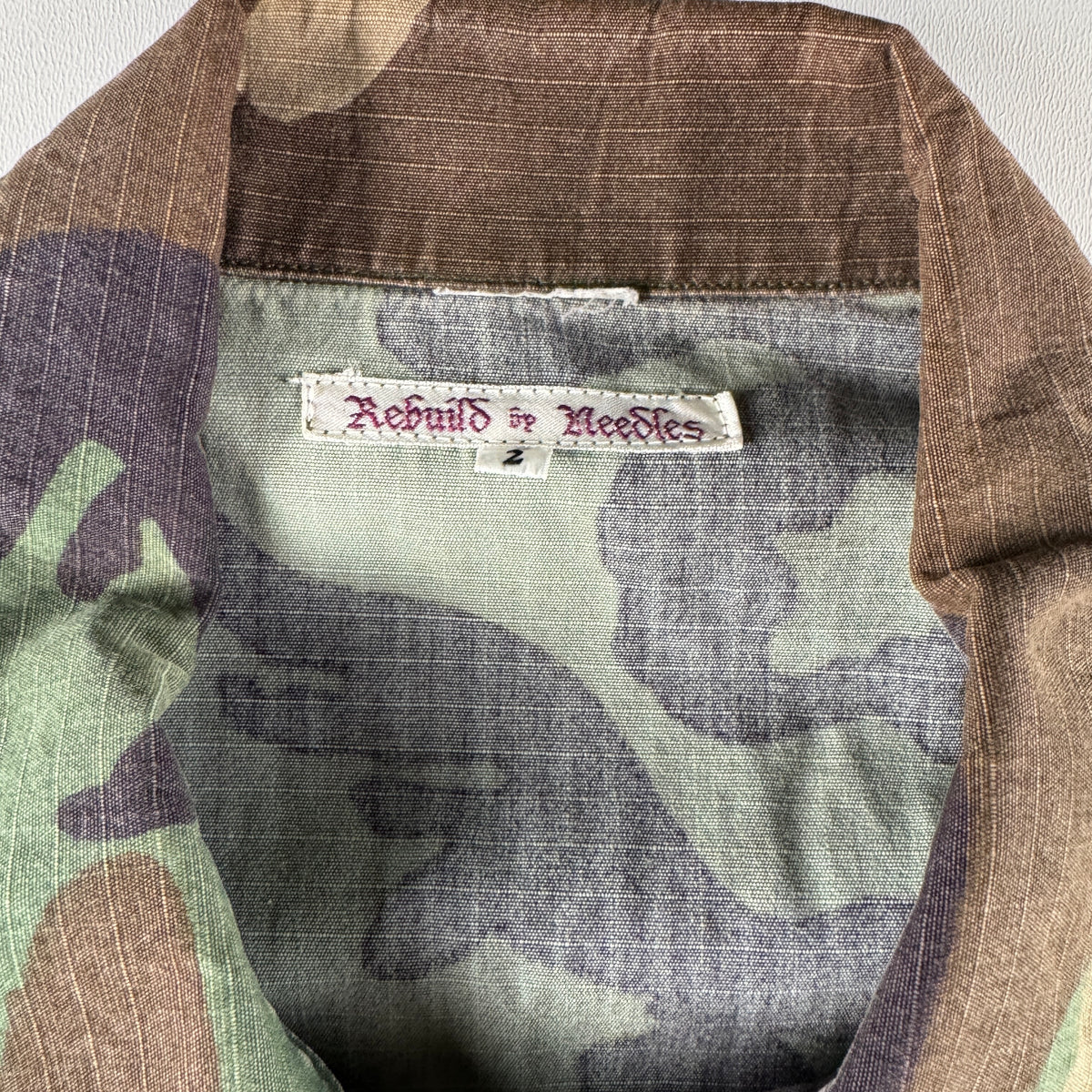 Rebuild by Needles Camo Military Jacket (M)