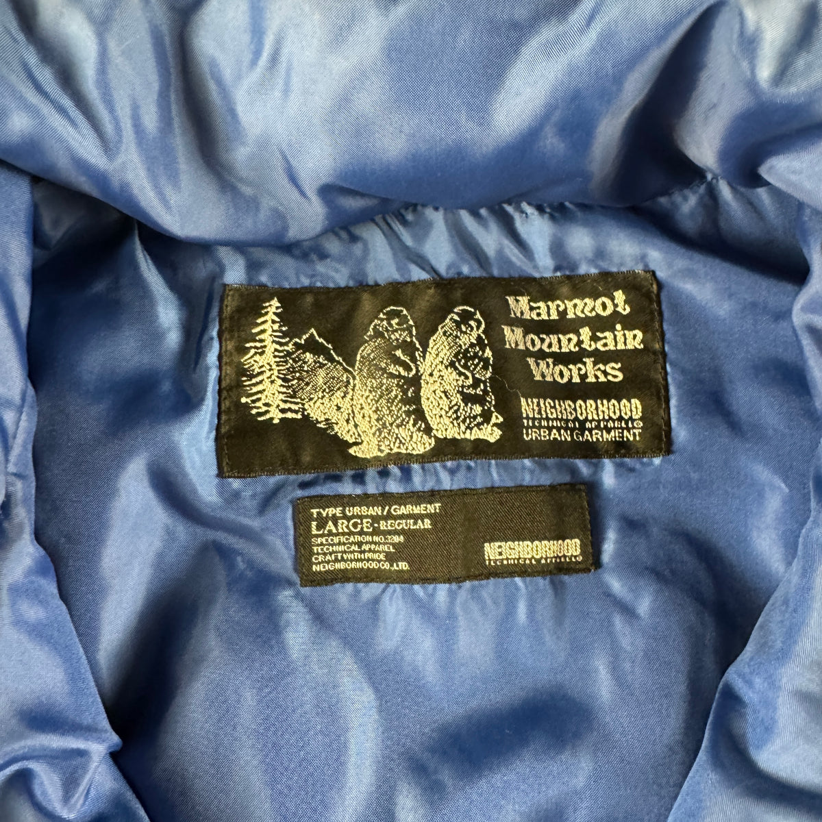Marmot x Neighborhood 900 Fill Black Down Jacket (L)
