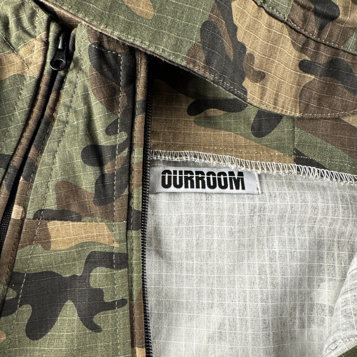 Coln Camo Green Ripstop Jacket (L)