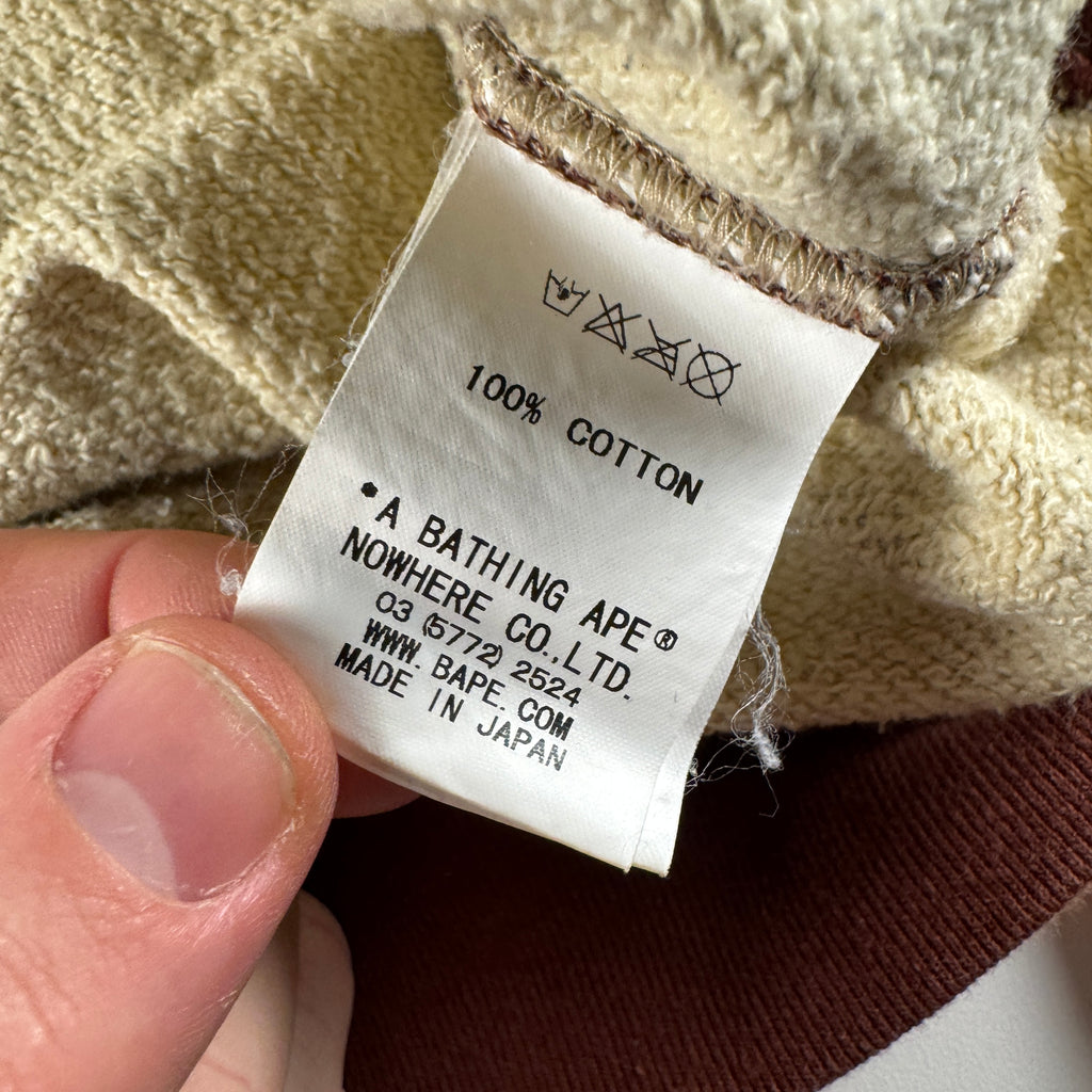 BAPE Red Tartan Check Sweater (L)