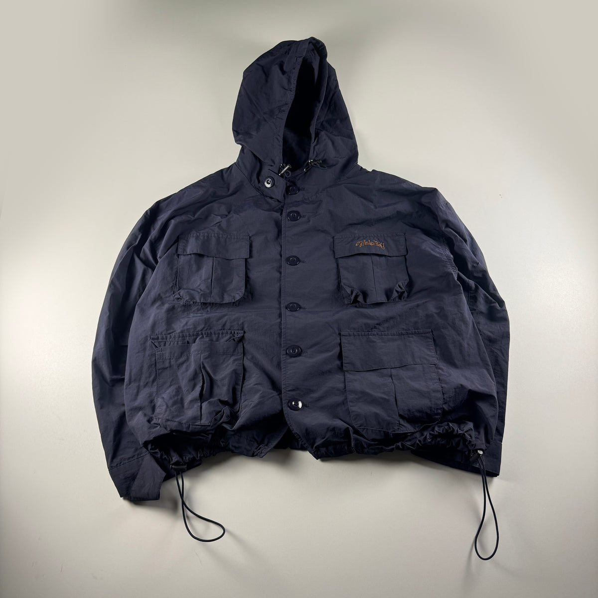 Wudge Boy Tactical Navy Hooded Jacket (L)