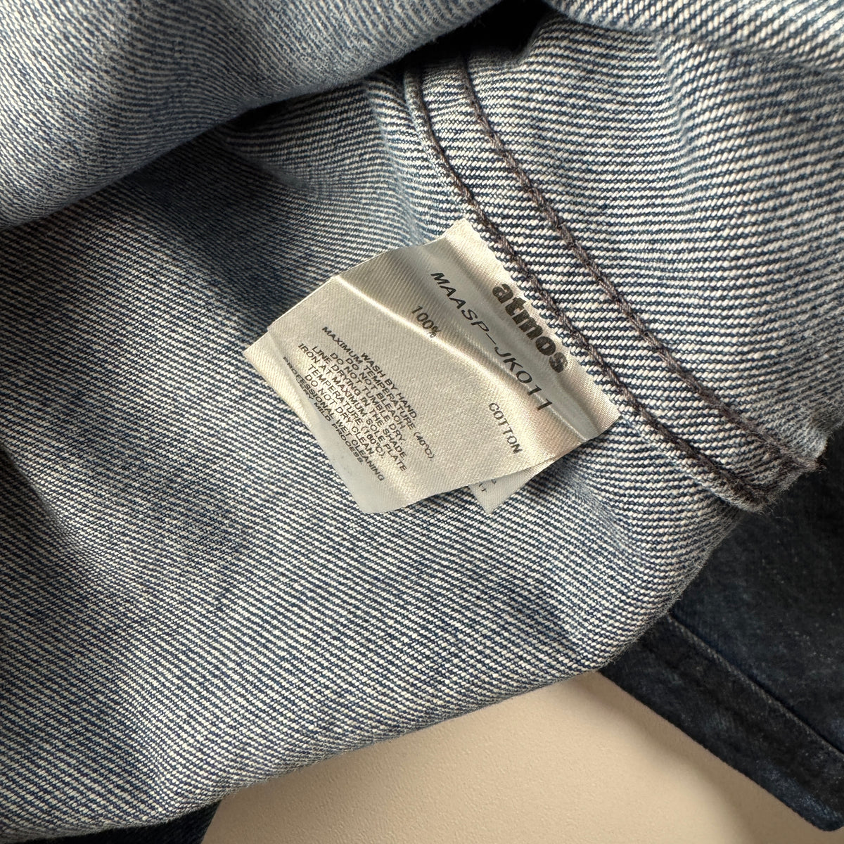 Atmos Blue Denim Worker Jacket (L)