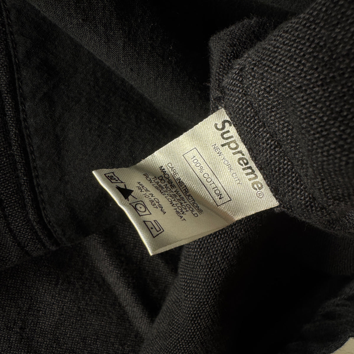 Supreme x Yohji Yamamoto Black Parka Coat (M)