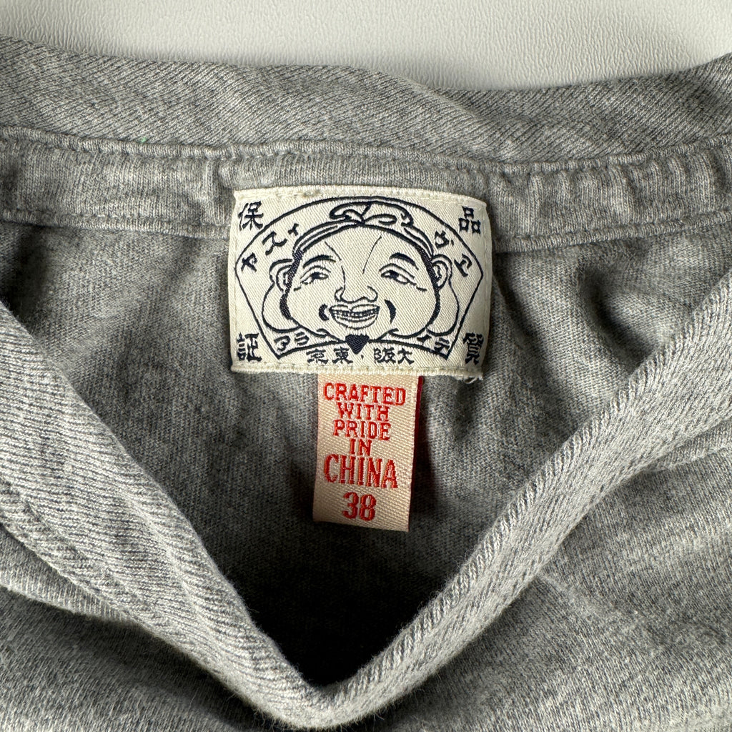 Evisu 90s Big Pocket Grey Tee (38 / M)