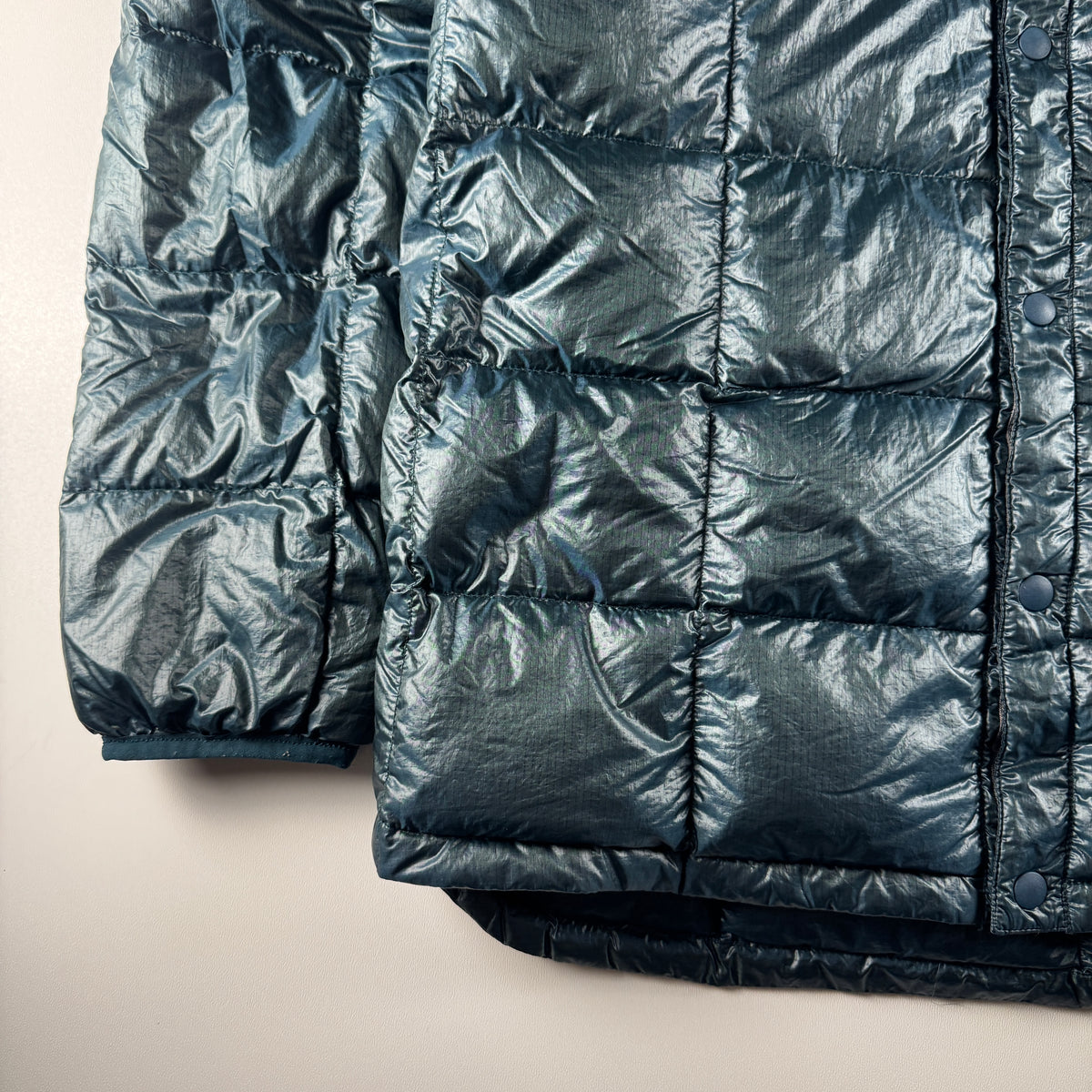 Montbell Blue Shiny Down Jacket (S)