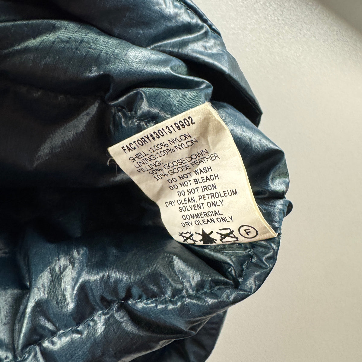 Montbell Blue Shiny Down Jacket (S)