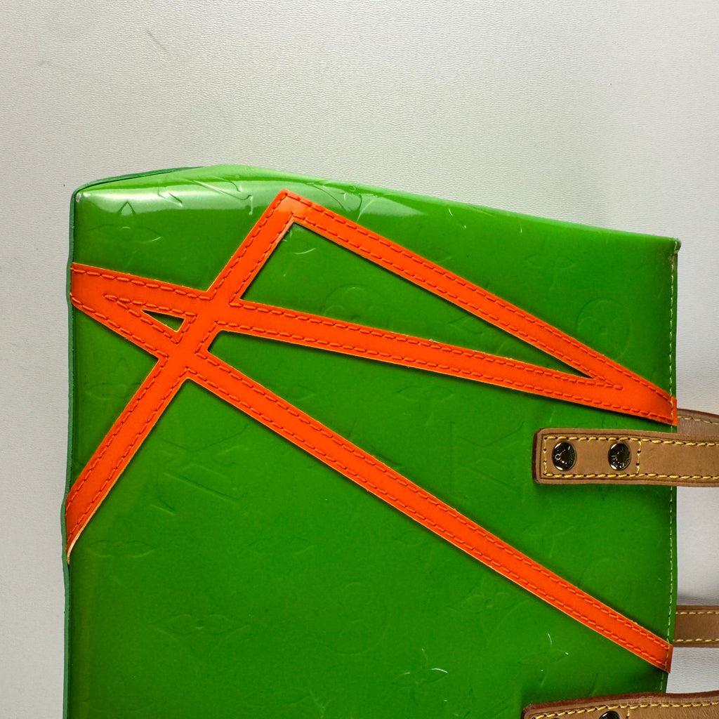 Louis Vuitton Robert Wilson Vernis Green Handbag