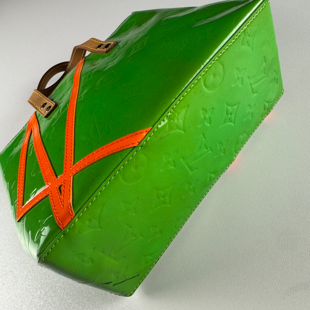 Louis Vuitton Robert Wilson Vernis Green Handbag