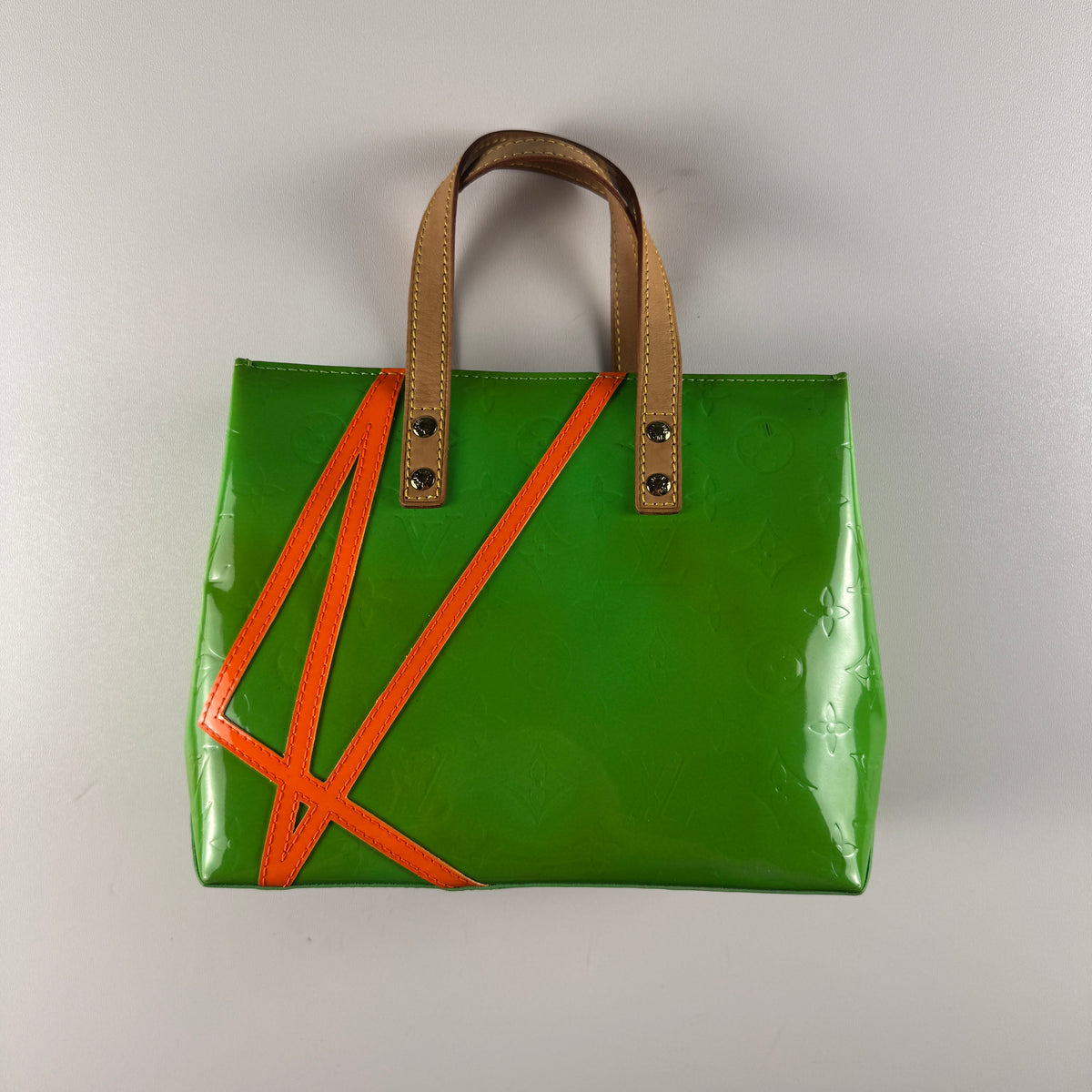 Louis Vuitton Robert Wilson Vernis Green Handbag