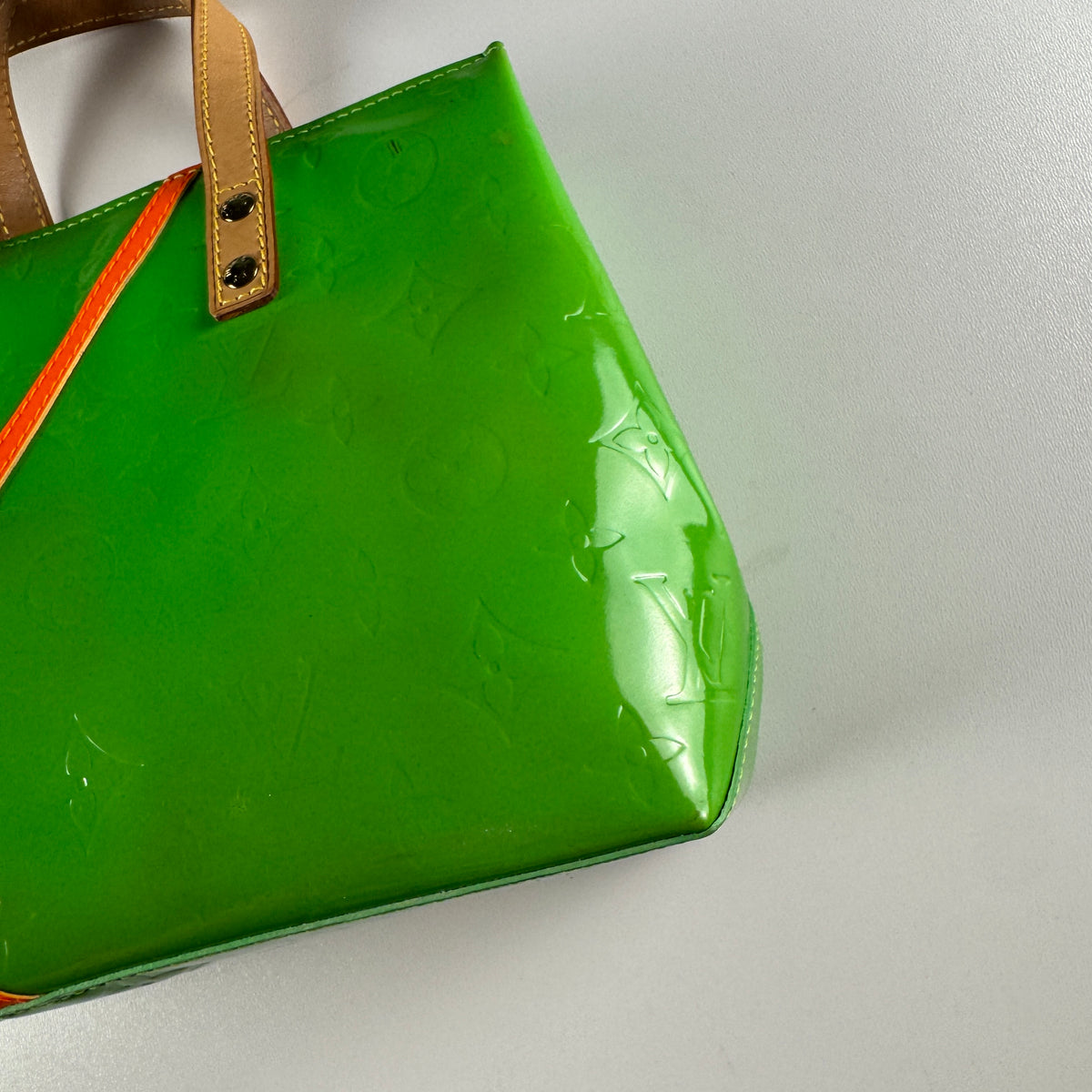 Louis Vuitton Robert Wilson Vernis Green Handbag