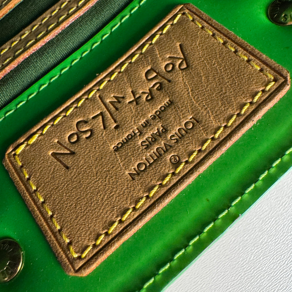 Louis Vuitton Robert Wilson Vernis Green Handbag