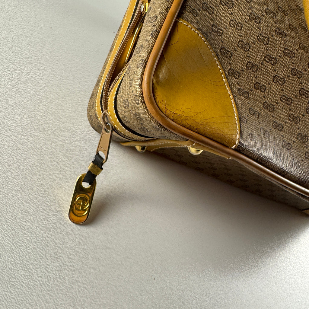 Gucci Micro GG Supreme Mini Boston Handbag