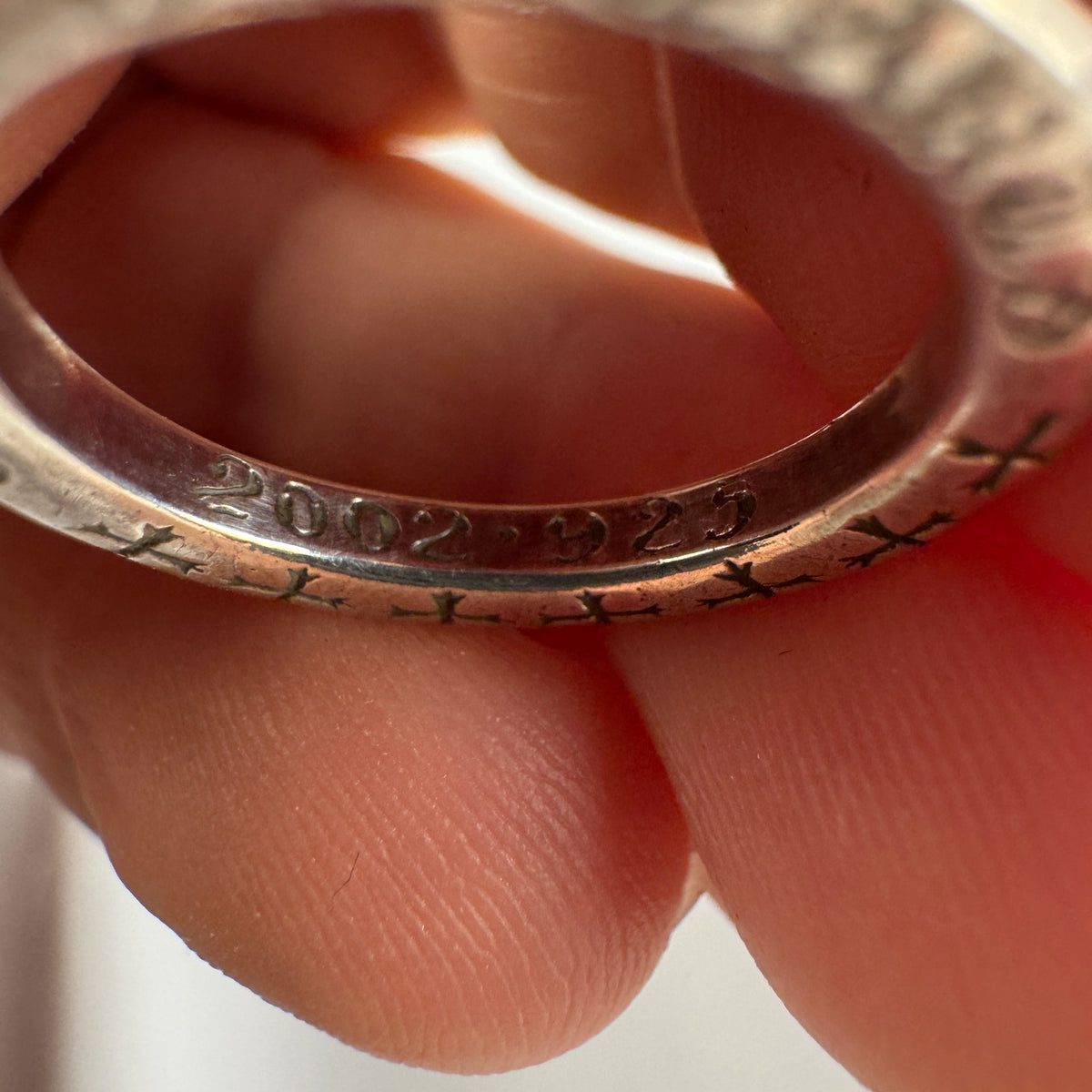Chrome Hearts NTFL Sterling Silver Ring 2002