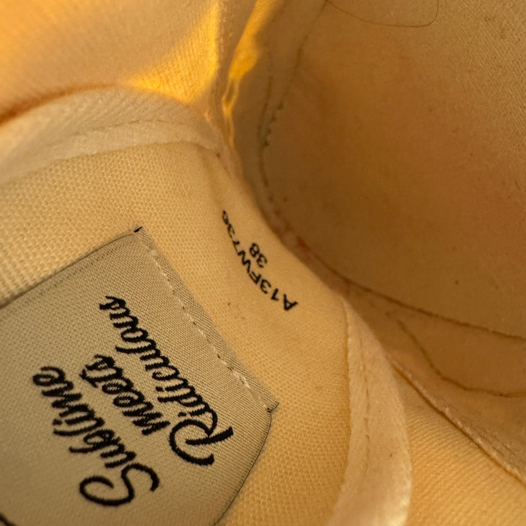 Maison Mihara Yasuhiro Beige Studded Baker (EU 38)