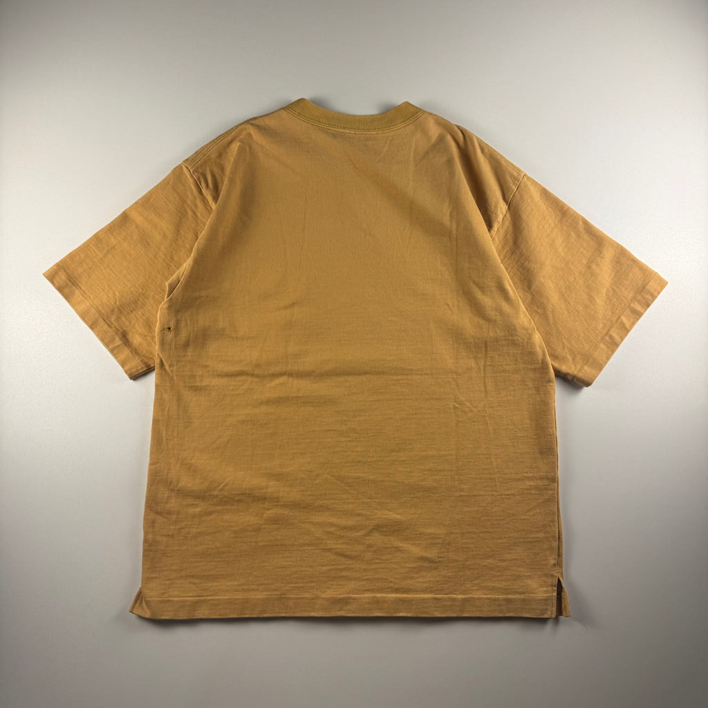 Auralee Stand-up Yellow Pocket Heavy Tee (3 / L)