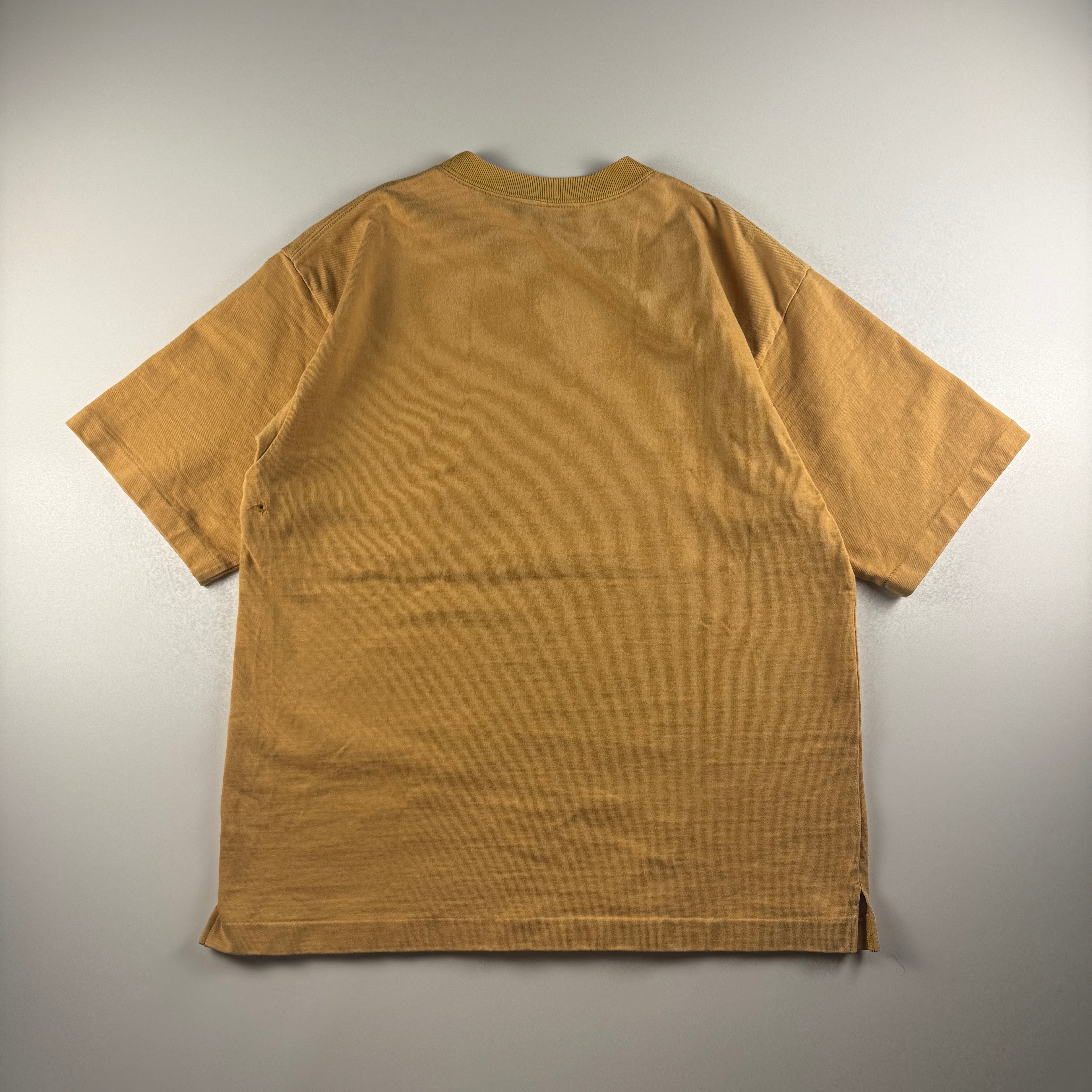 Auralee Stand-up Yellow Pocket Heavy Tee (3 / L)